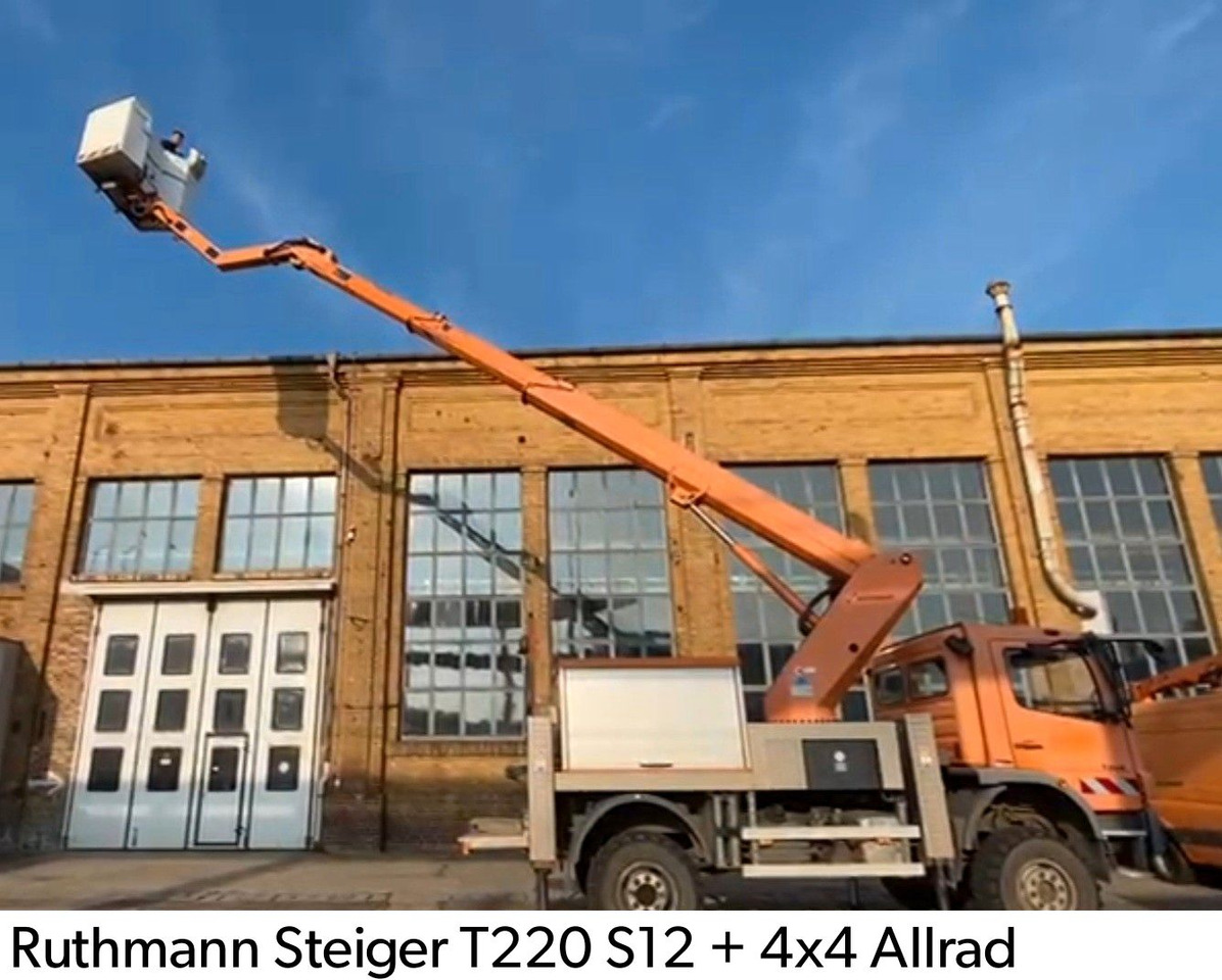 Mercedes-Benz ATEGO 4X4 1324 Hub Steiger Ruthmann T220 - Camion cu nacela: Foto 1 Mercedes-Benz ATEGO 4X4 1324 Hub Steiger Ruthmann T220 - Camion cu nacela: Foto 1