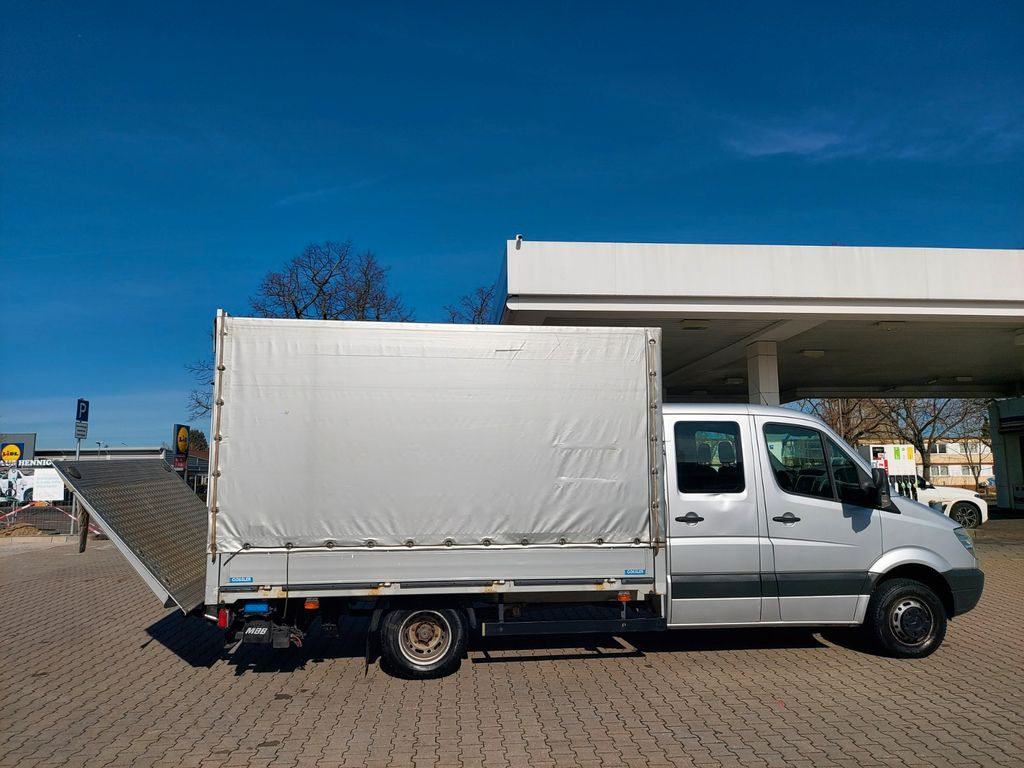 Autoutilitară cu prelată, Autoutilitară cabină dublă Mercedes-Benz Sprinter II PLANE DoKa 515 CDI LBW KLIMA 6SITZE: Foto 11