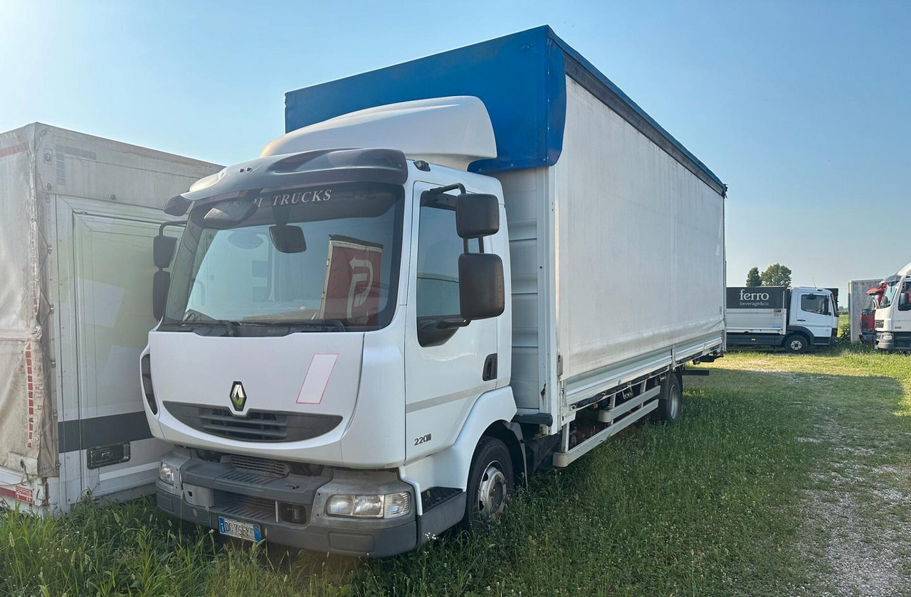Renault MIDLUM 215.10 - Camion cu prelată: Foto 1 Renault MIDLUM 215.10 - Camion cu prelată: Foto 1
