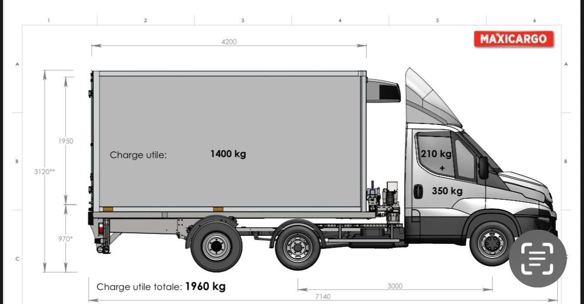 Iveco Daily 35C18 MAXICARGO Kühlkoffer/CARRIER/AC/EU6 - Autoutilitară frigorifica: Foto 5 Iveco Daily 35C18 MAXICARGO Kühlkoffer/CARRIER/AC/EU6 - Autoutilitară frigorifica: Foto 5