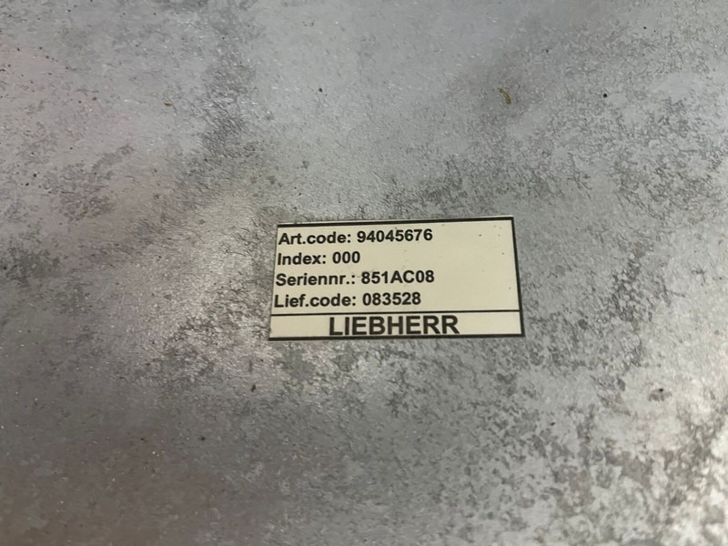 Liebherr - Cabină și interior: Foto 4 Liebherr - Cabină și interior: Foto 4