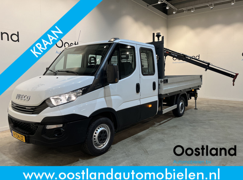 Iveco Daily 35S18D 3.0 375 Automaat Open Laadbak / Hiab Kraan / Euro 6 / Trekhaak 3500 KG / Airco / Camera / Navigatie / 3-Zits / 67.000 KM !! - Autoutilitară cu platformă: Foto 1 Iveco Daily 35S18D 3.0 375 Automaat Open Laadbak / Hiab Kraan / Euro 6 / Trekhaak 3500 KG / Airco / Camera / Navigatie / 3-Zits / 67.000 KM !! - Autoutilitară cu platformă: Foto 1