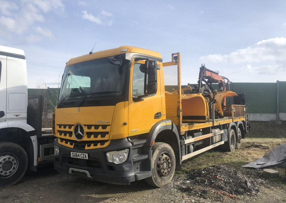 Mercedes-Benz Arocs 2527 6x2 HDS atlas 105.2-2AL skrzynia - Camion platformă: Foto 1 Mercedes-Benz Arocs 2527 6x2 HDS atlas 105.2-2AL skrzynia - Camion platformă: Foto 1