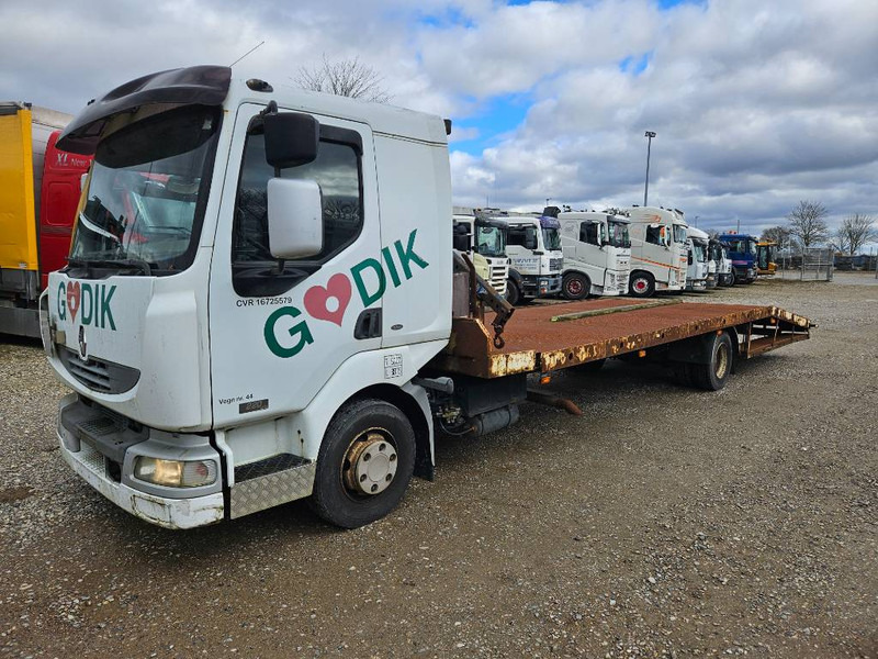 Renault Midlum 220 Machine/auto Transport and crane(2 stk) - Camion transport auto, Camion cu macara: Foto 1 Renault Midlum 220 Machine/auto Transport and crane(2 stk) - Camion transport auto, Camion cu macara: Foto 1