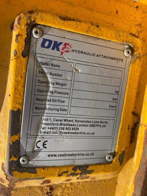 OK Tech OKB150 Hydraulic Breaker - Ataşament: Foto 5 OK Tech OKB150 Hydraulic Breaker - Ataşament: Foto 5