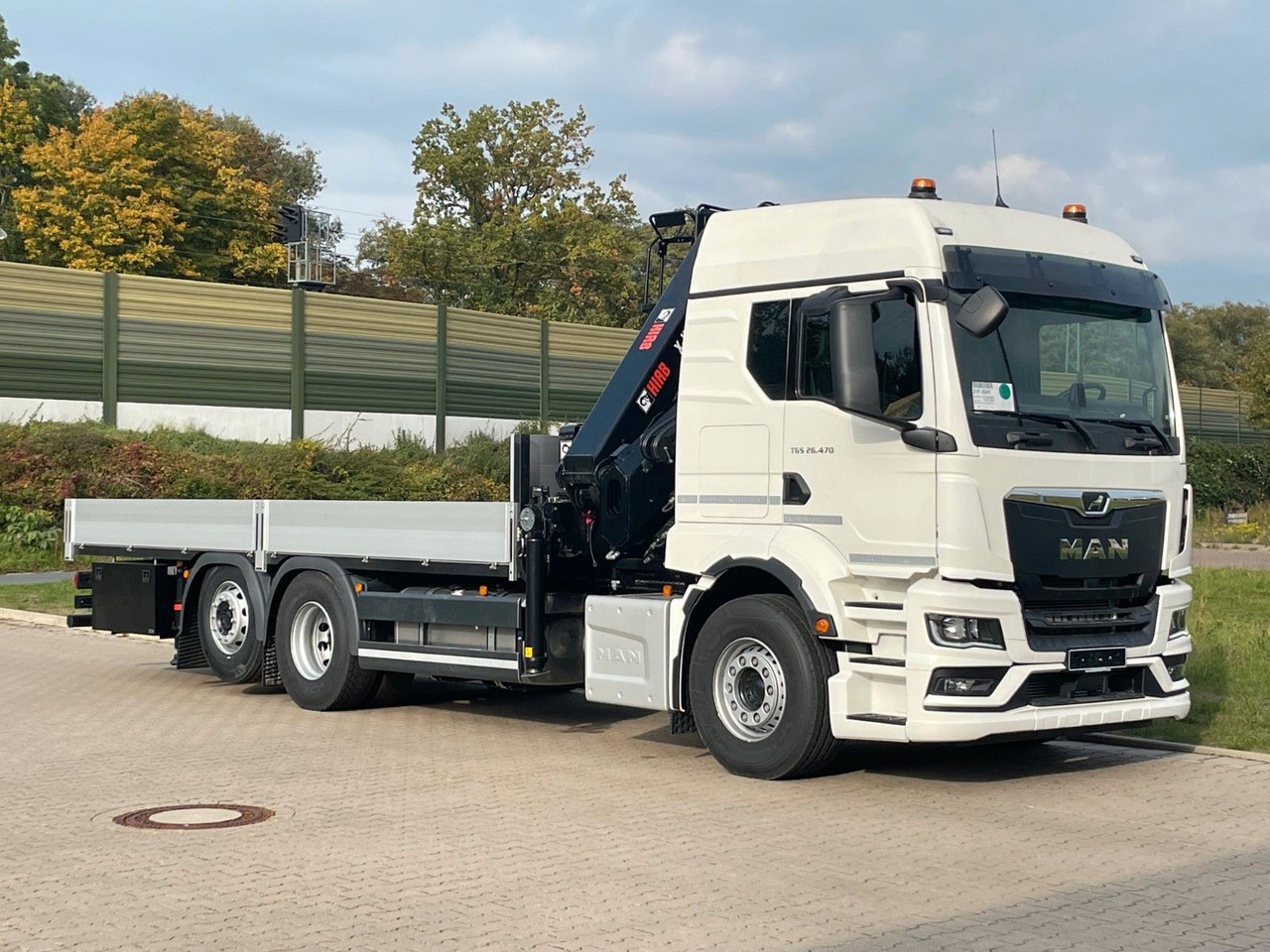 Camion cu macara MAN TGS 26.480 /6X Hiab X-HIRRO 302 E-6 JIB 70x4: Foto 8