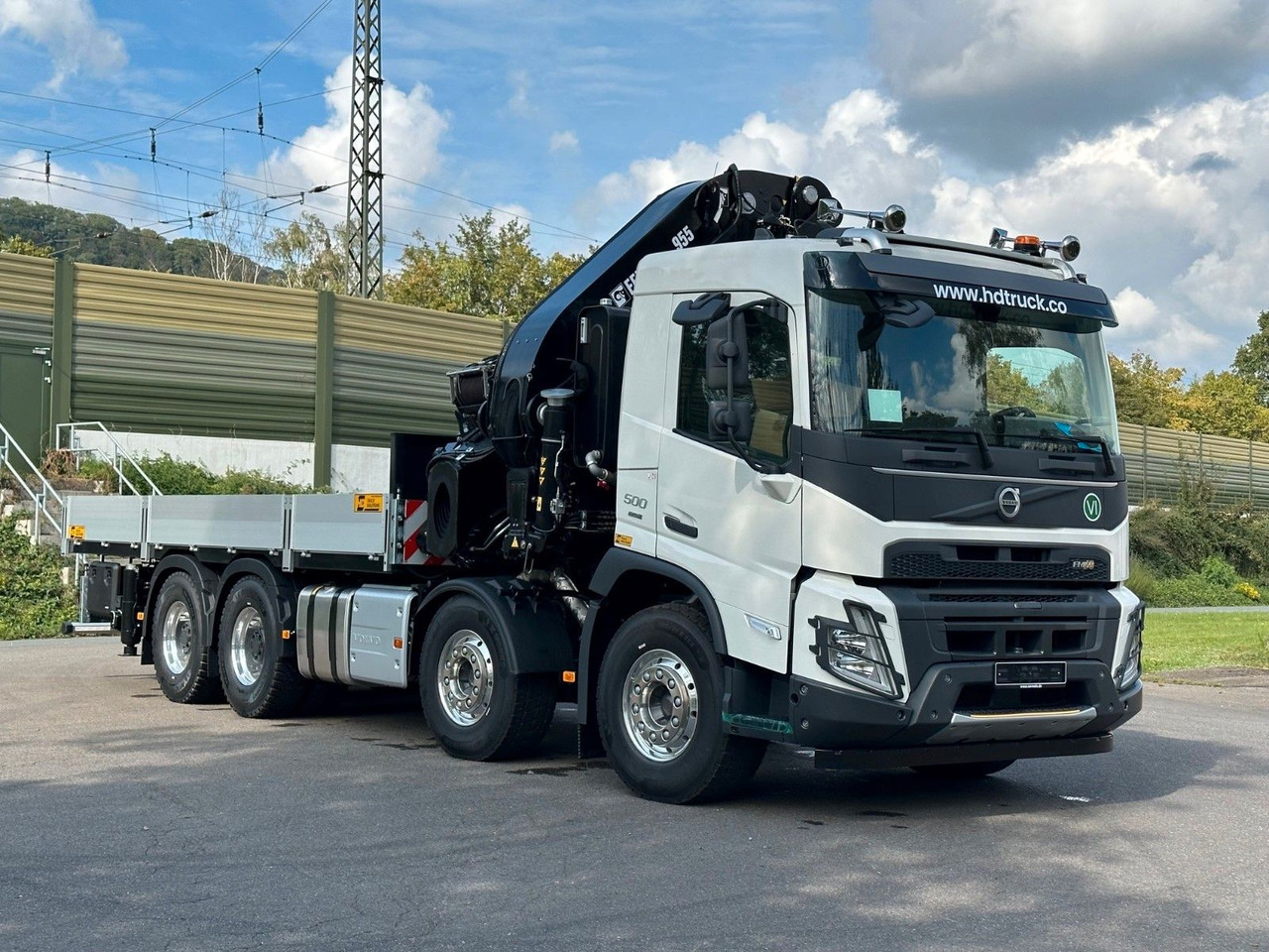 Volvo FMX 500 8x4 EFFER 955-8s + Jib 6s - Camion cu macara: Foto 1 Volvo FMX 500 8x4 EFFER 955-8s + Jib 6s - Camion cu macara: Foto 1