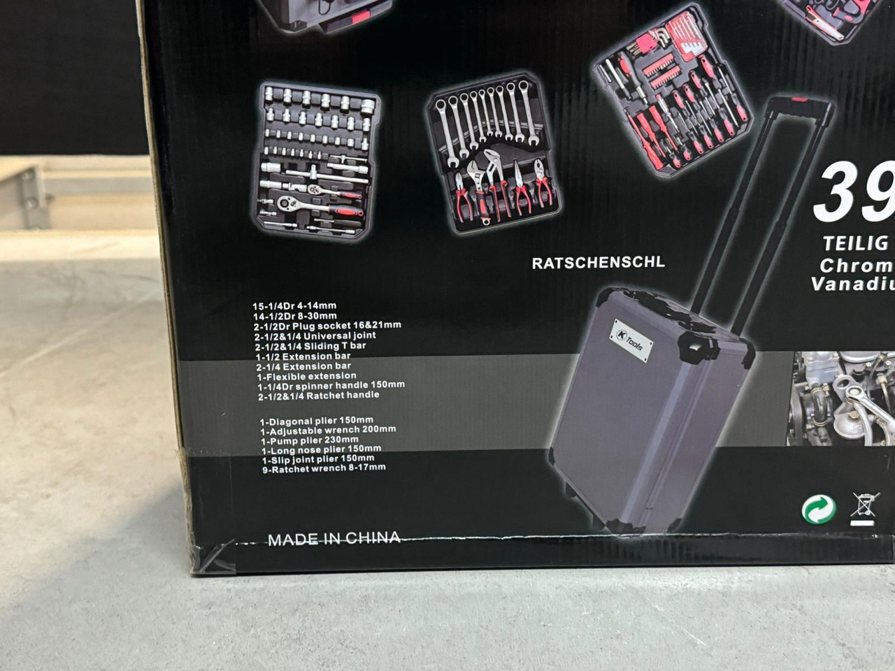 KTools gereedschapskoffer 399PCS - Echipament de atelier: Foto 3 KTools gereedschapskoffer 399PCS - Echipament de atelier: Foto 3