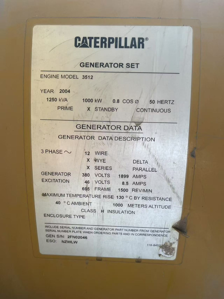 CATPILLAR 3512 - Unealtă/ Echipament: Foto 4 CATPILLAR 3512 - Unealtă/ Echipament: Foto 4