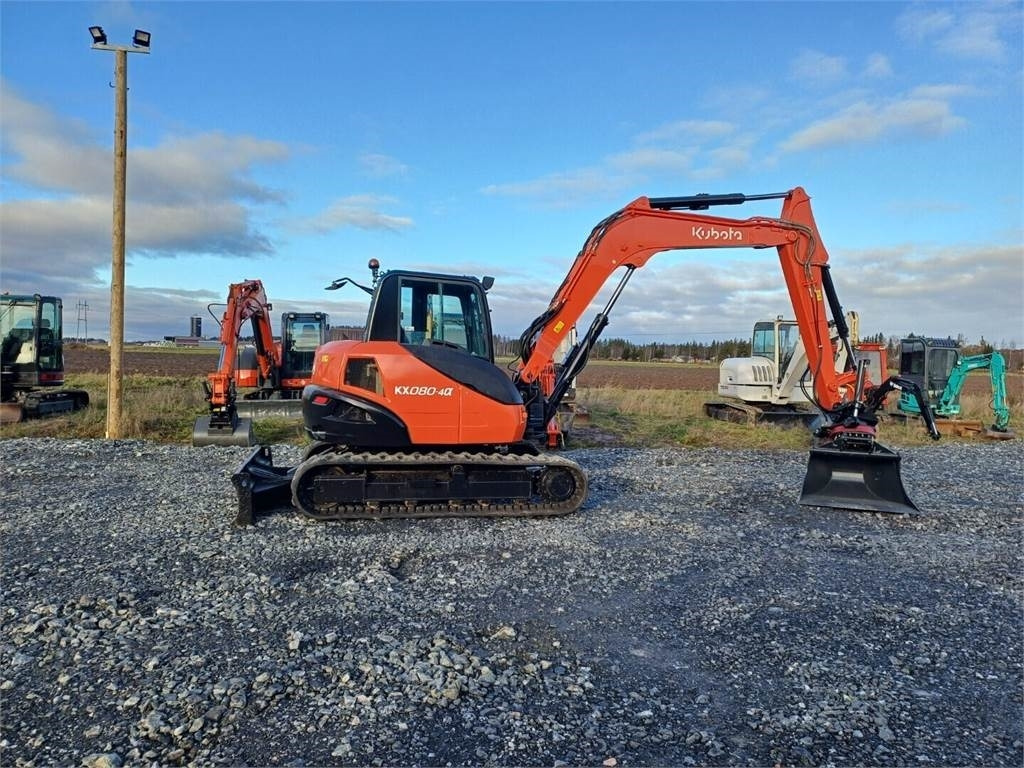 Kubota KX080-4a Pyörittäjällä - Mini excavator: Foto 5 Kubota KX080-4a Pyörittäjällä - Mini excavator: Foto 5