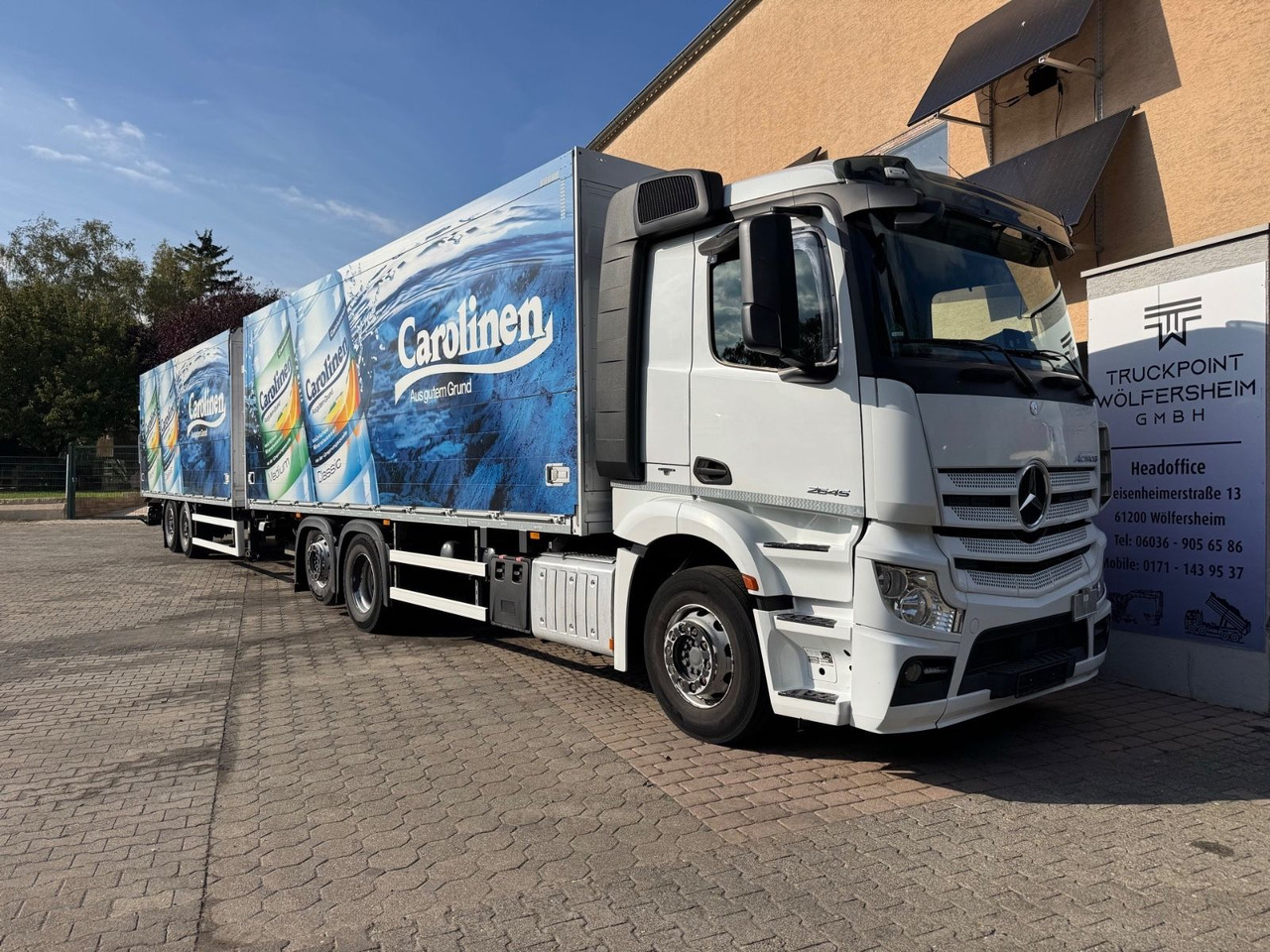 Mercedes-Benz Actros 2645/2xLBW/Retarder/Lenk-Lift/2xAHK - Camion pentru transportul băuturilor: Foto 1 Mercedes-Benz Actros 2645/2xLBW/Retarder/Lenk-Lift/2xAHK - Camion pentru transportul băuturilor: Foto 1