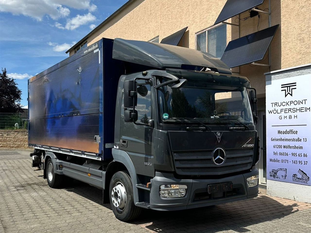 Mercedes-Benz Atego 1523/Klima/LBW/GT-Zertifiziert/2xAHK - Camion pentru transportul băuturilor: Foto 1 Mercedes-Benz Atego 1523/Klima/LBW/GT-Zertifiziert/2xAHK - Camion pentru transportul băuturilor: Foto 1