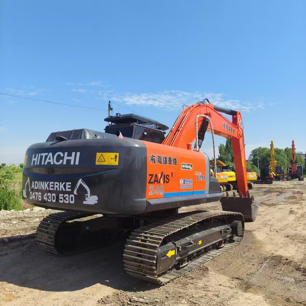 Excavator pe şenile HITACHI ZX240: Foto 7