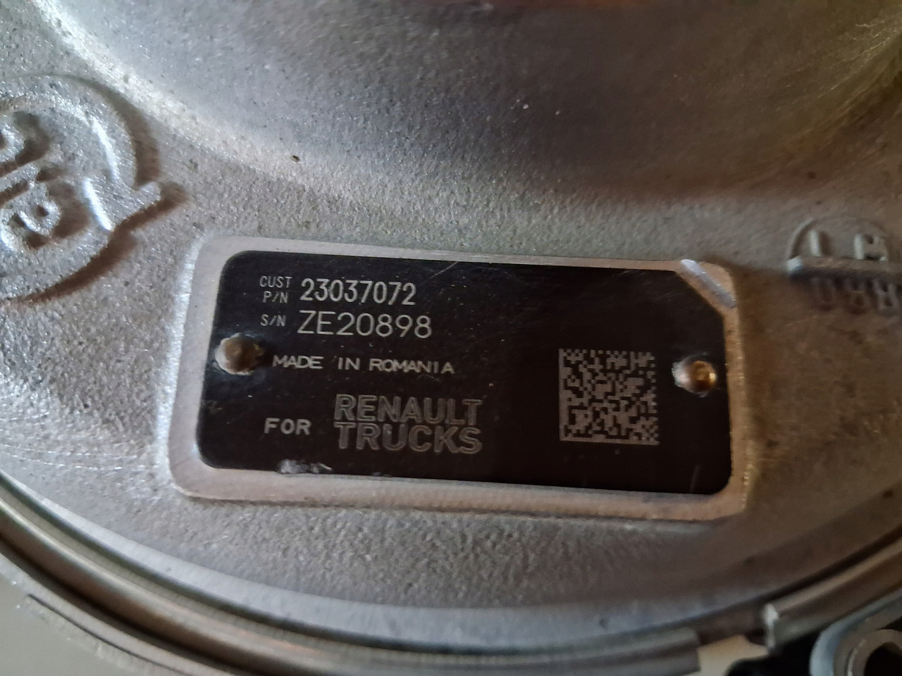 RENAULT TURBOSPRĘŻARKA RENAULT GAMA D DTI 8 VOLVO FL FE D8K EURO 6 - Turbocompresor: Foto 2 RENAULT TURBOSPRĘŻARKA RENAULT GAMA D DTI 8 VOLVO FL FE D8K EURO 6 - Turbocompresor: Foto 2