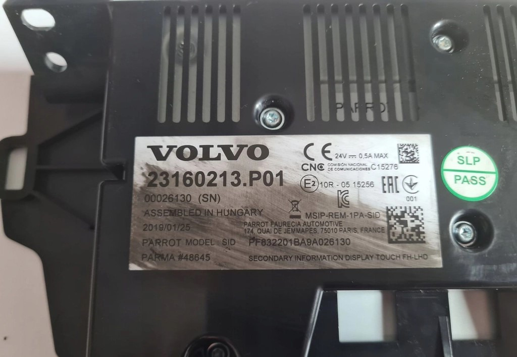 WYŚWIETLACZ PANEL RADIA NAWIGACJI VOLVO FH 4 FH 16 EURO 6 23160213 - P01 - Tablou de bord: Foto 4 WYŚWIETLACZ PANEL RADIA NAWIGACJI VOLVO FH 4 FH 16 EURO 6 23160213 - P01 - Tablou de bord: Foto 4