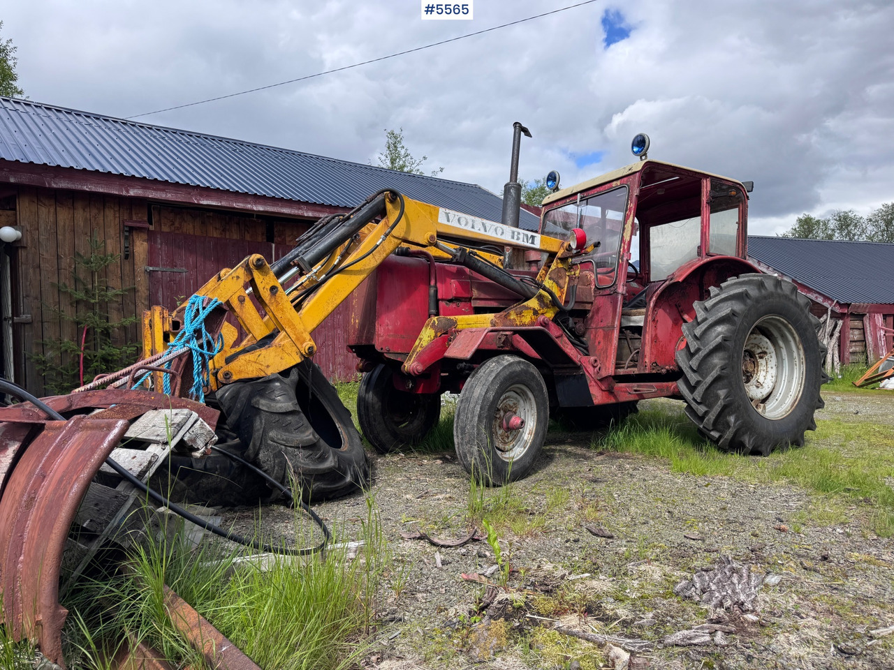 1969 Volvo BM 600 w/ Hymas front loader - Tractor agricol: Foto 1 1969 Volvo BM 600 w/ Hymas front loader - Tractor agricol: Foto 1