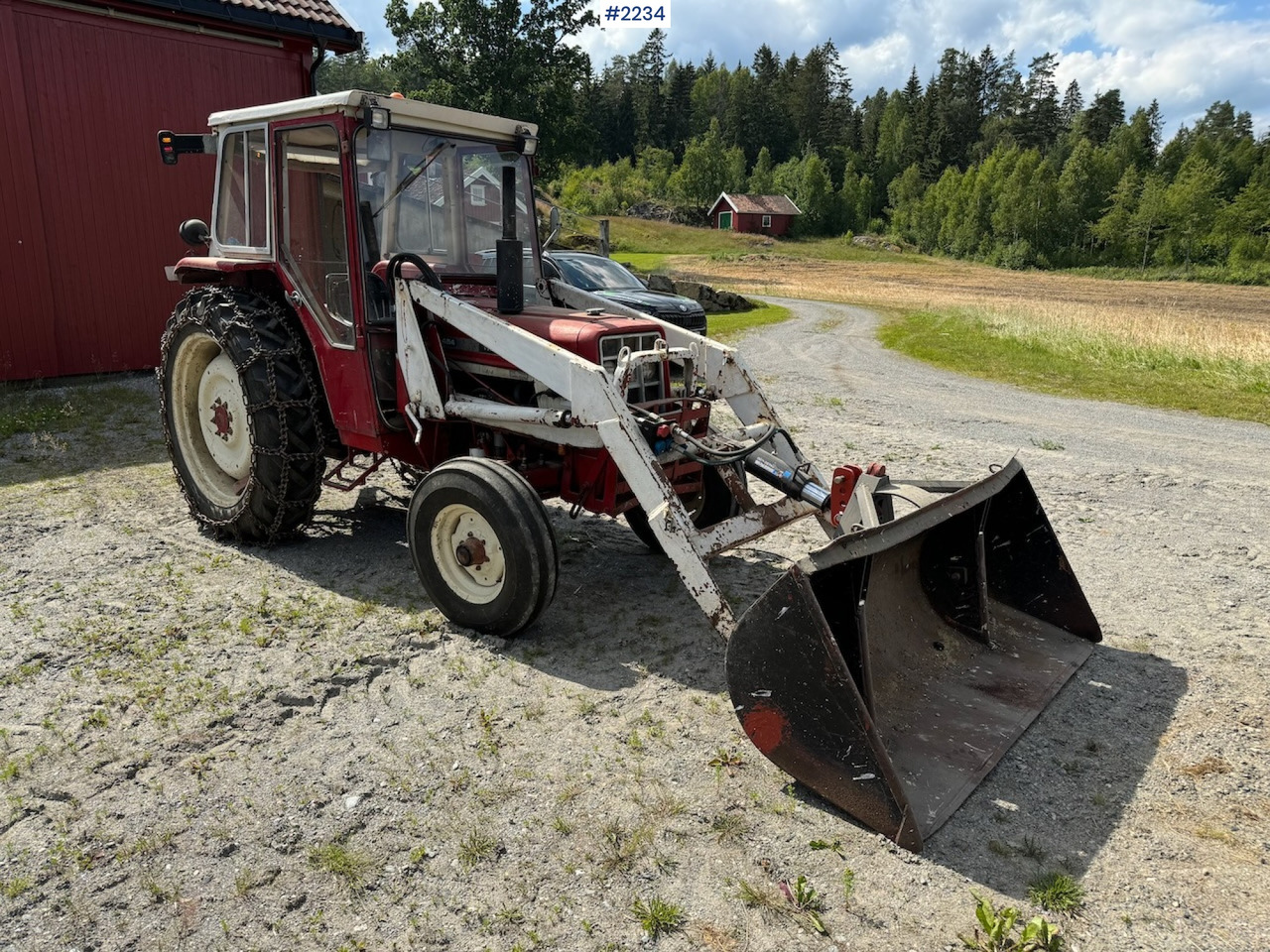 1973 International Harvester 454 w/front loader. - Tractor agricol: Foto 2 1973 International Harvester 454 w/front loader. - Tractor agricol: Foto 2
