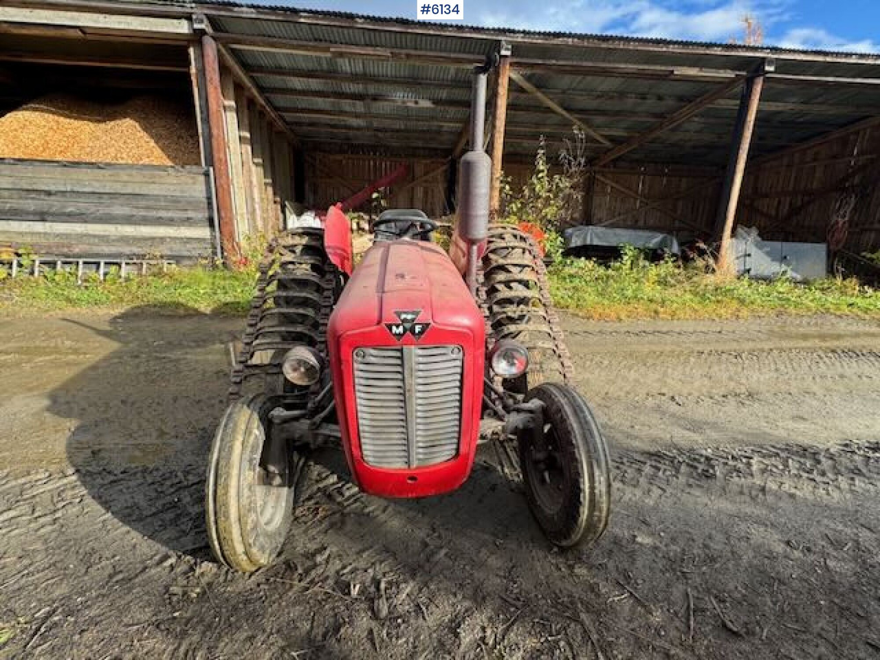 Tractor agricol 1973 Massey Ferguson 35 with tracks. WATCH VIDEO!: Foto 8