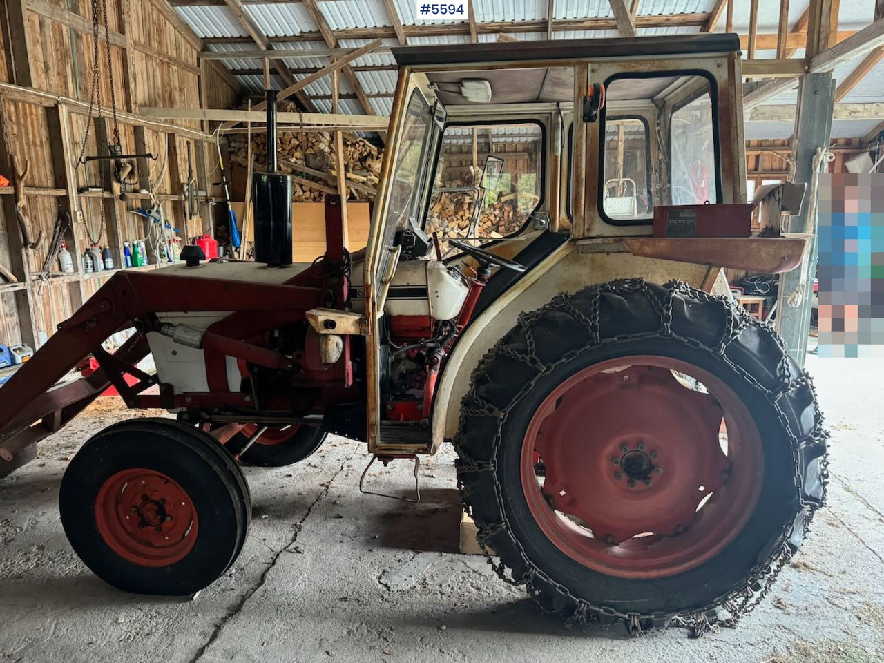1974 David Brown 885 w/ loaders and chain. - Tractor agricol: Foto 4 1974 David Brown 885 w/ loaders and chain. - Tractor agricol: Foto 4