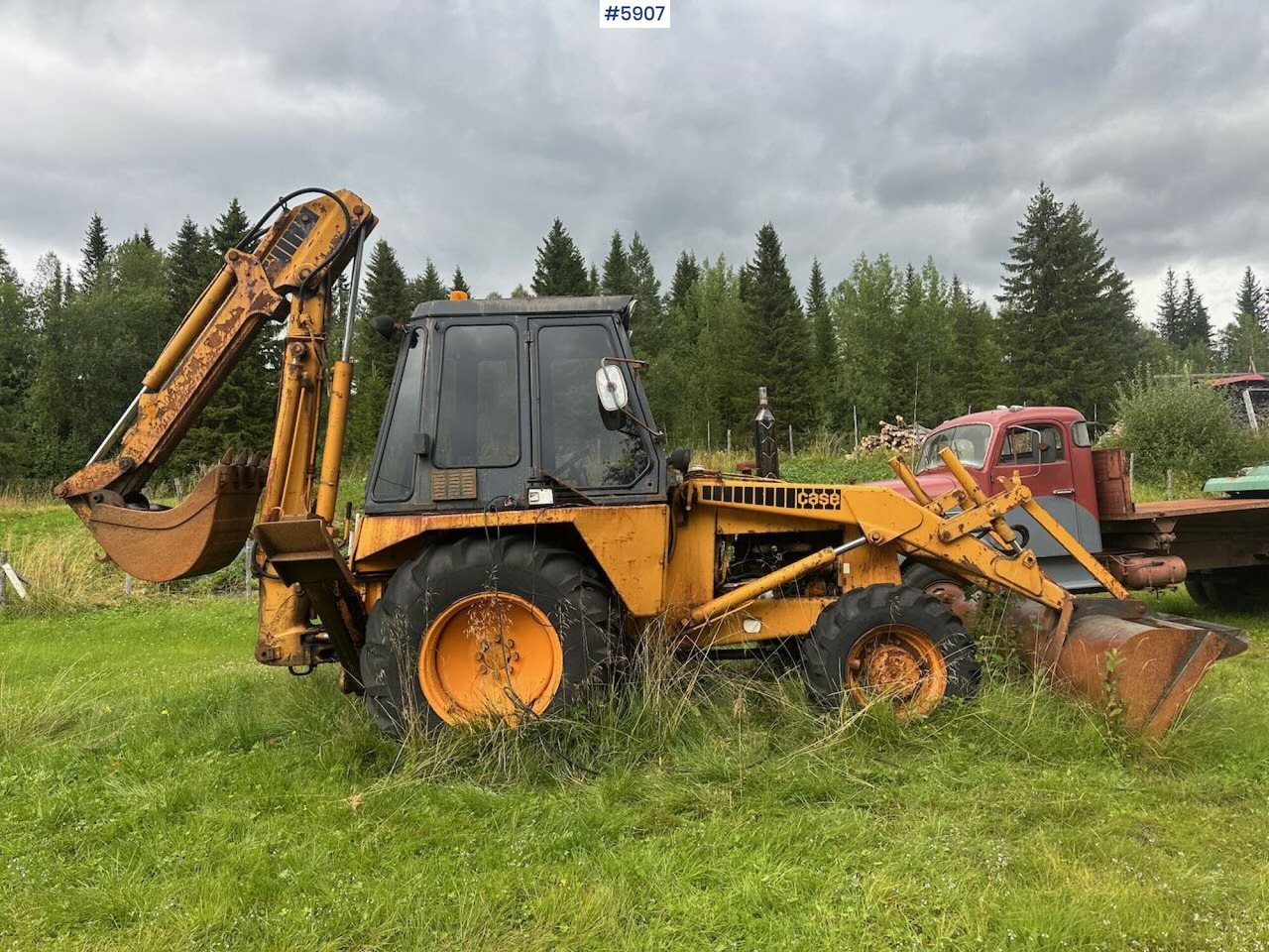 1979 CASE 580 backhoe. REP.OBJECT. WATCH VIDEO. - Tractor agricol: Foto 2 1979 CASE 580 backhoe. REP.OBJECT. WATCH VIDEO. - Tractor agricol: Foto 2