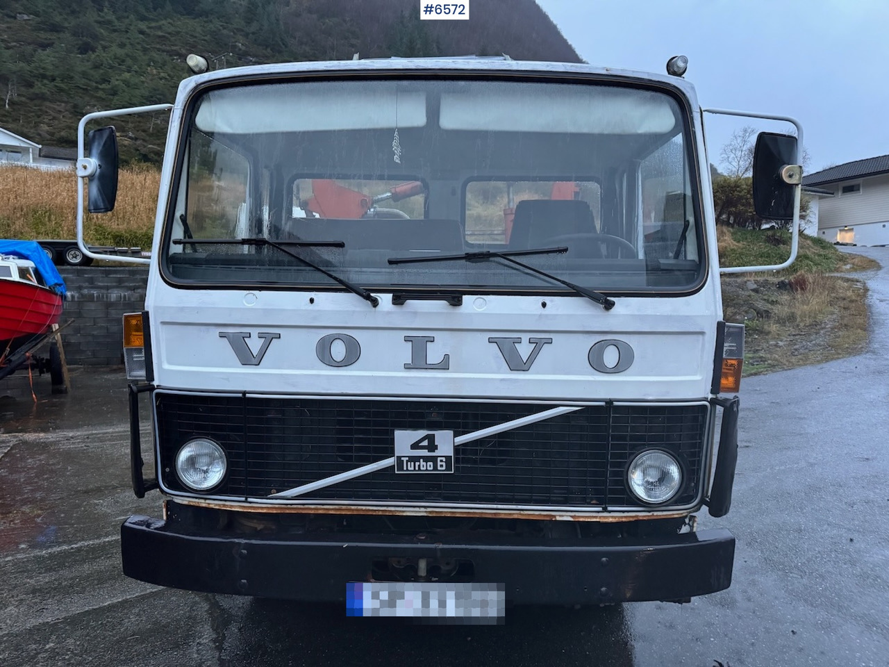 1980 Volvo F408 Turbo 6 4x2 w/ crane - Camion platformă, Camion cu macara: Foto 4 1980 Volvo F408 Turbo 6 4x2 w/ crane - Camion platformă, Camion cu macara: Foto 4