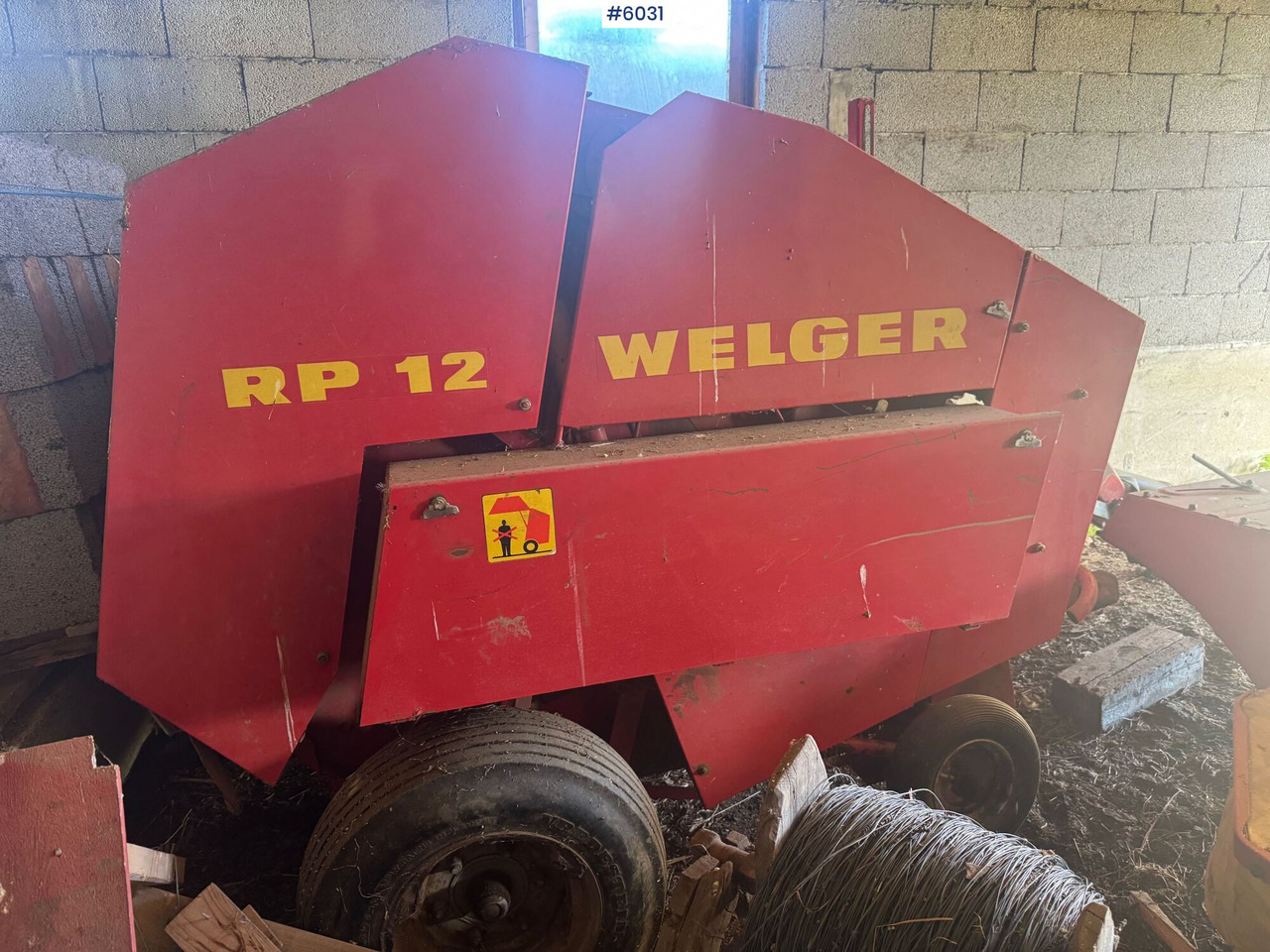 1983 Welger RP 12 round baler - Utilaje pentru fân: Foto 3 1983 Welger RP 12 round baler - Utilaje pentru fân: Foto 3