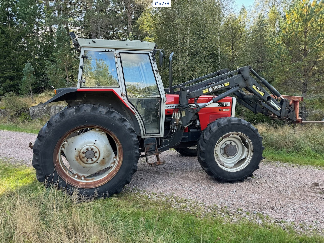 1995 Massey Ferguson 399 w/ front loader. - Tractor agricol: Foto 2 1995 Massey Ferguson 399 w/ front loader. - Tractor agricol: Foto 2