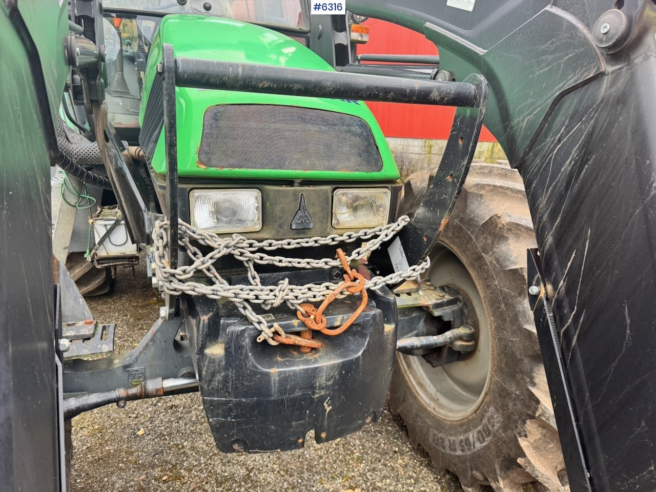 Leasing de  1999 Deutz Agrotron 150 w/ bucket and Front loader from 2020. 1999 Deutz Agrotron 150 w/ bucket and Front loader from 2020.: Foto 18