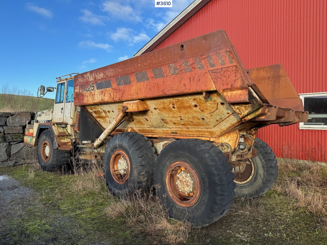 1999 Terex TA25 Dumper m/ lite timer. - Camion articulat: Foto 4 1999 Terex TA25 Dumper m/ lite timer. - Camion articulat: Foto 4