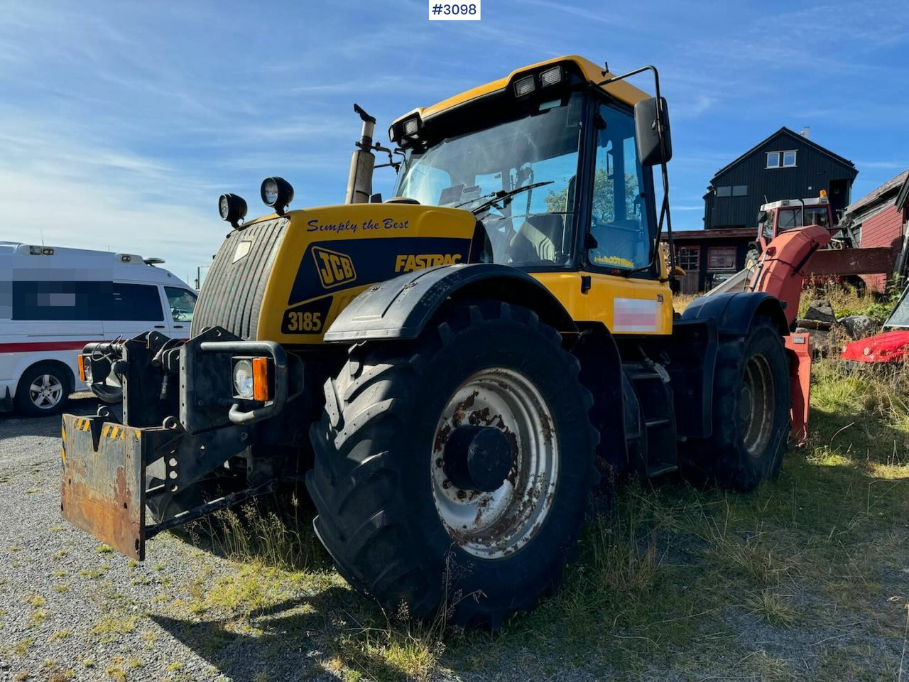 Tractor agricol 2001 JCB Fastrac 3185 4x4. The plow rigged and two sets of tires.: Foto 10