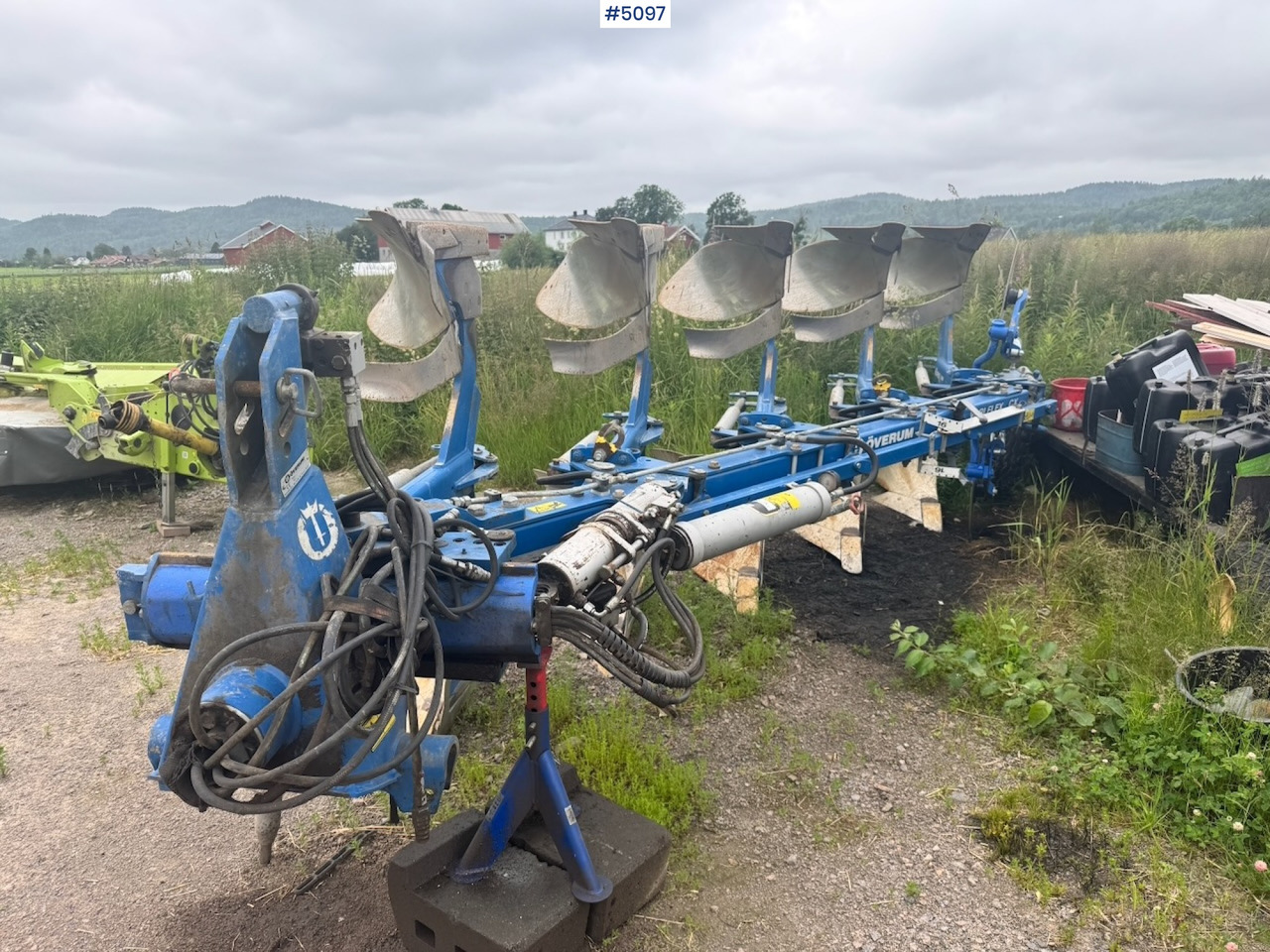 2003 Øverum VF CX5875 5-furrow reversible plough - Maşină pentru prelucrarea solului: Foto 2 2003 Øverum VF CX5875 5-furrow reversible plough - Maşină pentru prelucrarea solului: Foto 2