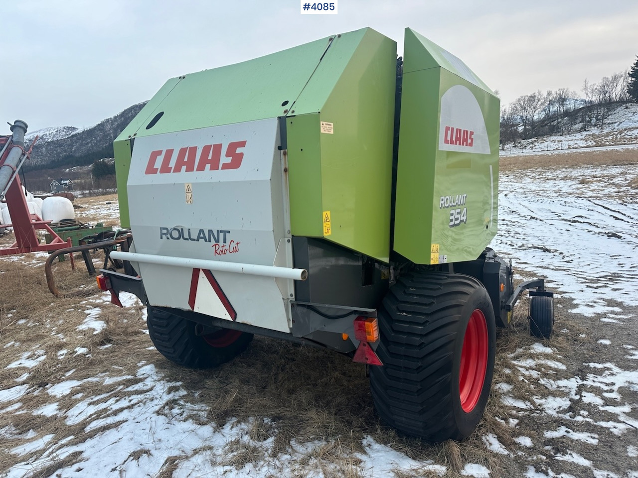 Utilaje pentru fân 2008 Claas Rollant 354 Rotocut round baler. small repair object: Foto 8