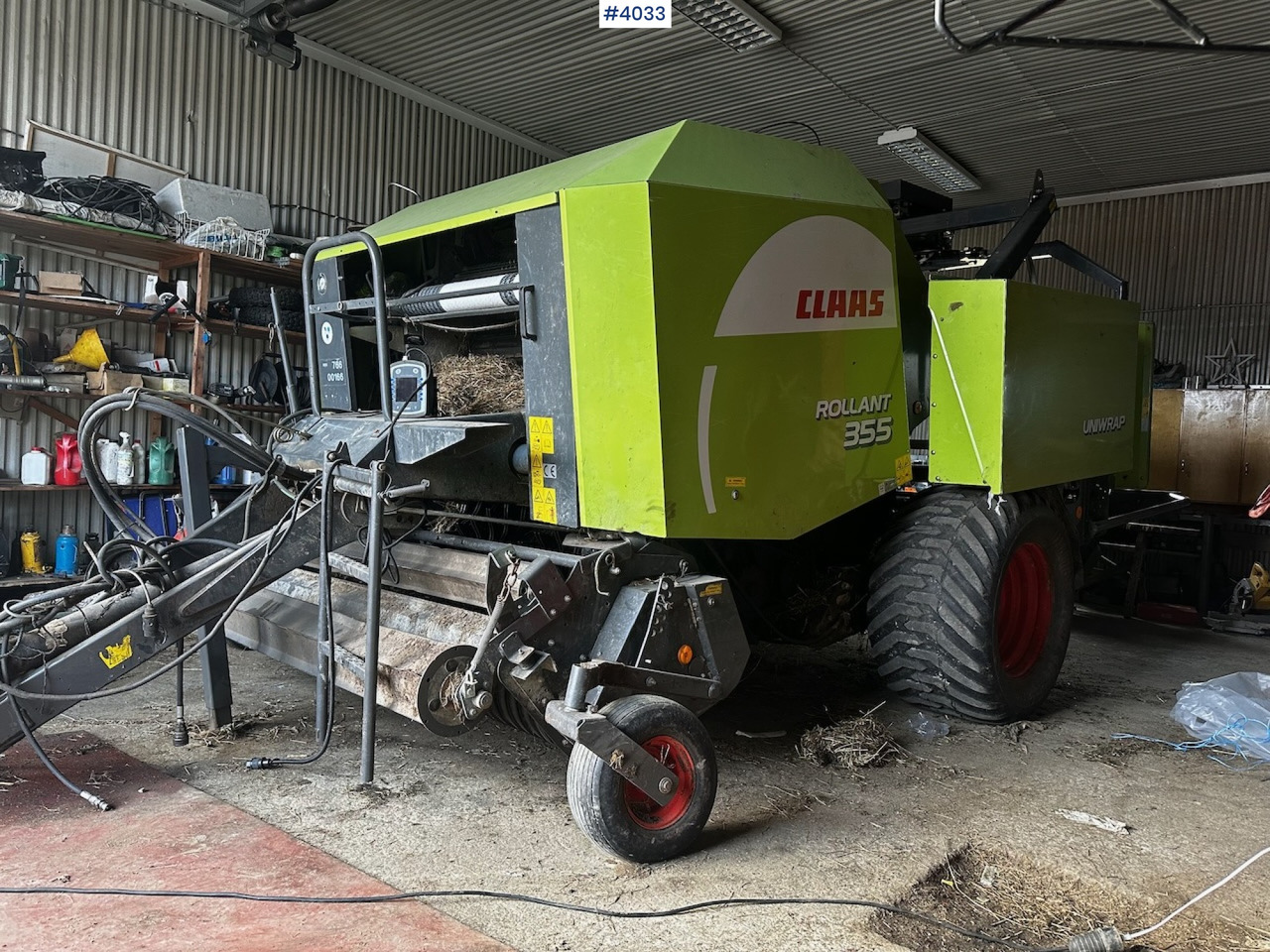 2008 Claas rollant 355 uniwrap round baler press - Utilaje pentru fân: Foto 3 2008 Claas rollant 355 uniwrap round baler press - Utilaje pentru fân: Foto 3