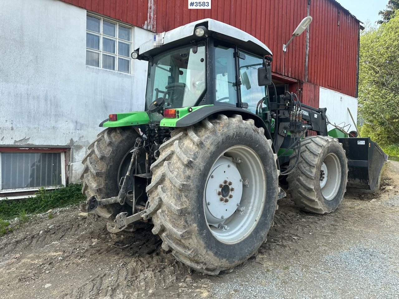 2008 Deutz-Fahr Agrofarm 100 traktor w/ Trima Front loader. See hours! - Tractor agricol: Foto 3 2008 Deutz-Fahr Agrofarm 100 traktor w/ Trima Front loader. See hours! - Tractor agricol: Foto 3
