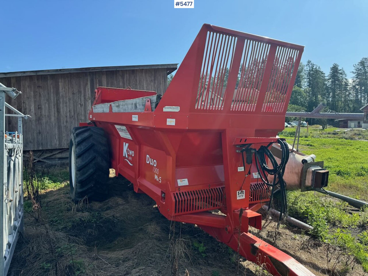 2014 Ktwo Duo 1000 Mk5 - Maşină de împrăştiat gunoi de grajd: Foto 3 2014 Ktwo Duo 1000 Mk5 - Maşină de împrăştiat gunoi de grajd: Foto 3