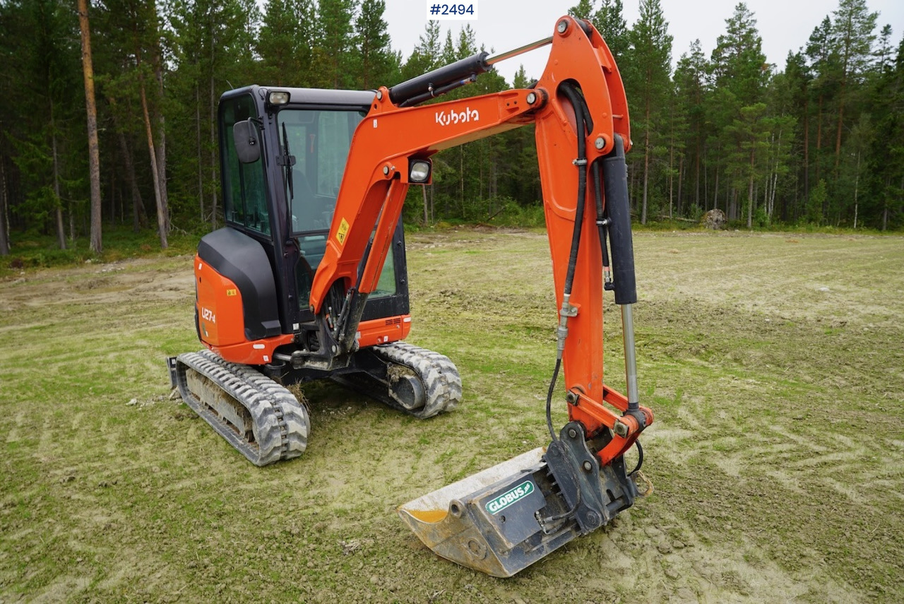 2018 Kubota U27-4 w/shear - Mini excavator: Foto 5 2018 Kubota U27-4 w/shear - Mini excavator: Foto 5