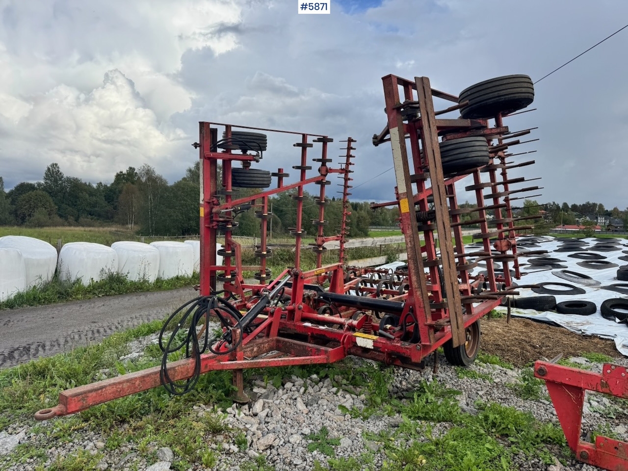 Approx. 1989 Vaderstad harrow, 6.6 m. - Maşină pentru prelucrarea solului: Foto 1 Approx. 1989 Vaderstad harrow, 6.6 m. - Maşină pentru prelucrarea solului: Foto 1