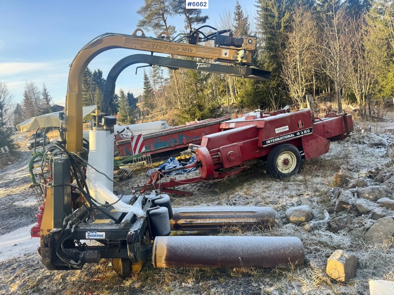 Approx. 2006 Tanco 1510 Round Bale Wrapper. - Utilaje pentru fân: Foto 3 Approx. 2006 Tanco 1510 Round Bale Wrapper. - Utilaje pentru fân: Foto 3