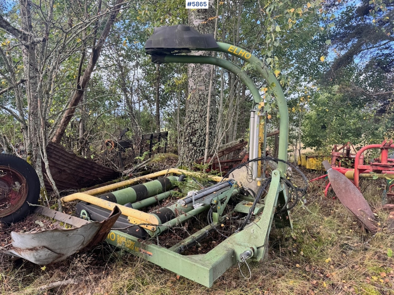 Ca. 2007 Elho 1400RF Round bale wrapper - Utilaje pentru fân: Foto 1 Ca. 2007 Elho 1400RF Round bale wrapper - Utilaje pentru fân: Foto 1