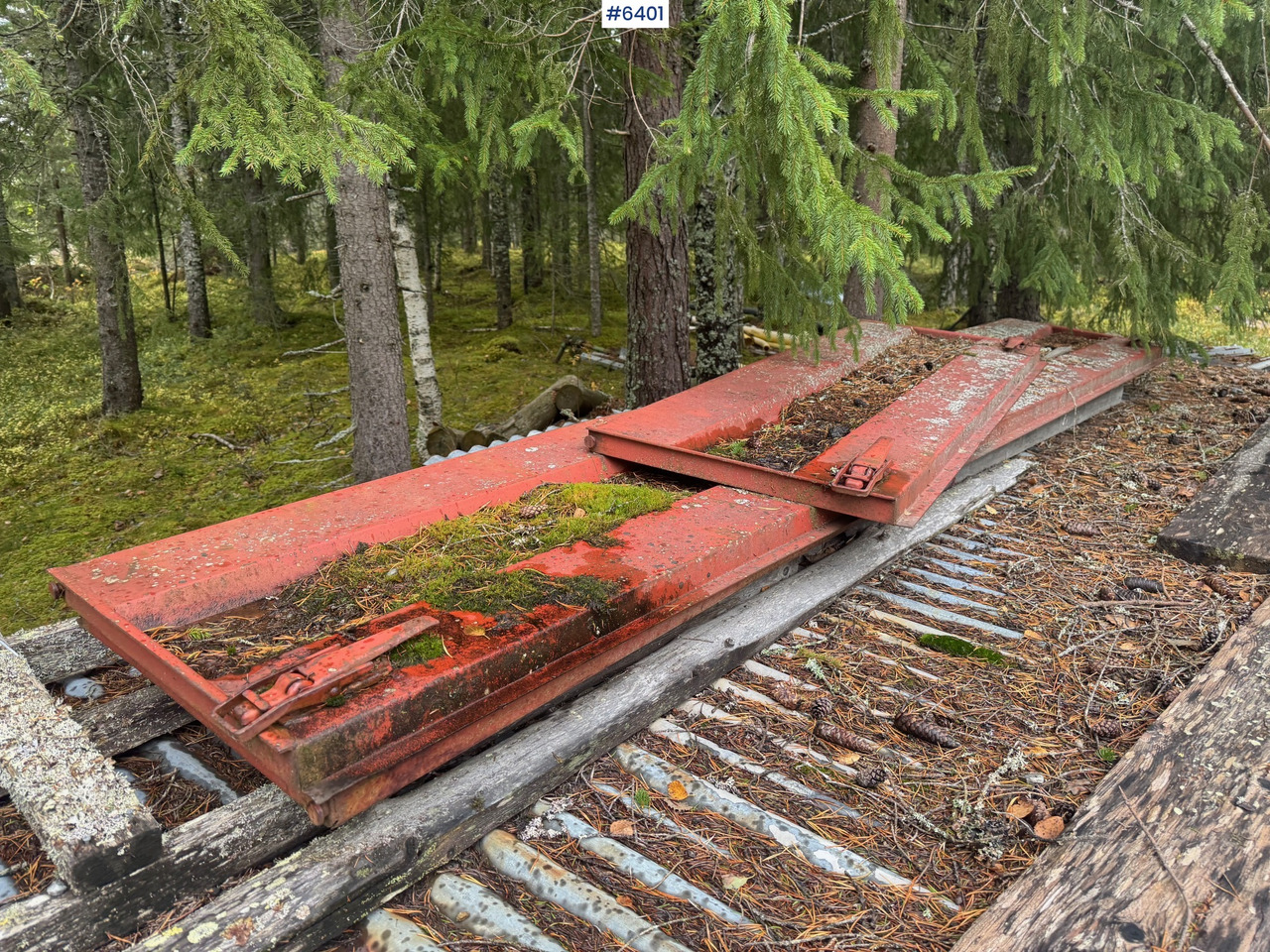 Remorcă agricolă Petmas tractor trailer w/ grain frames: Foto 13