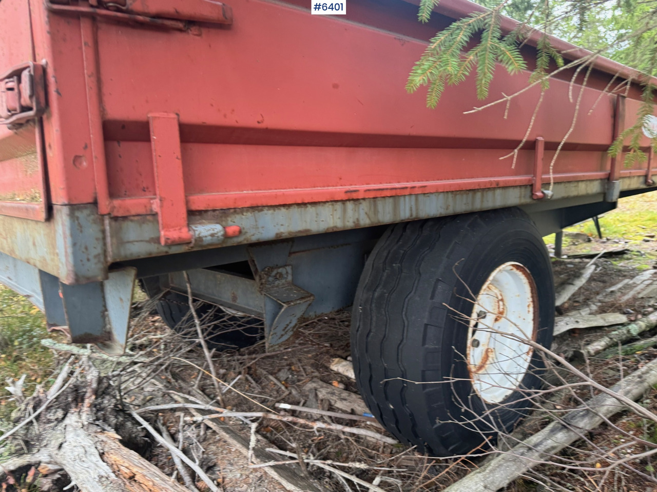 Remorcă agricolă Petmas tractor trailer w/ grain frames: Foto 6