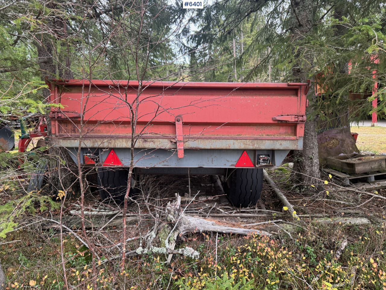 Remorcă agricolă Petmas tractor trailer w/ grain frames: Foto 10