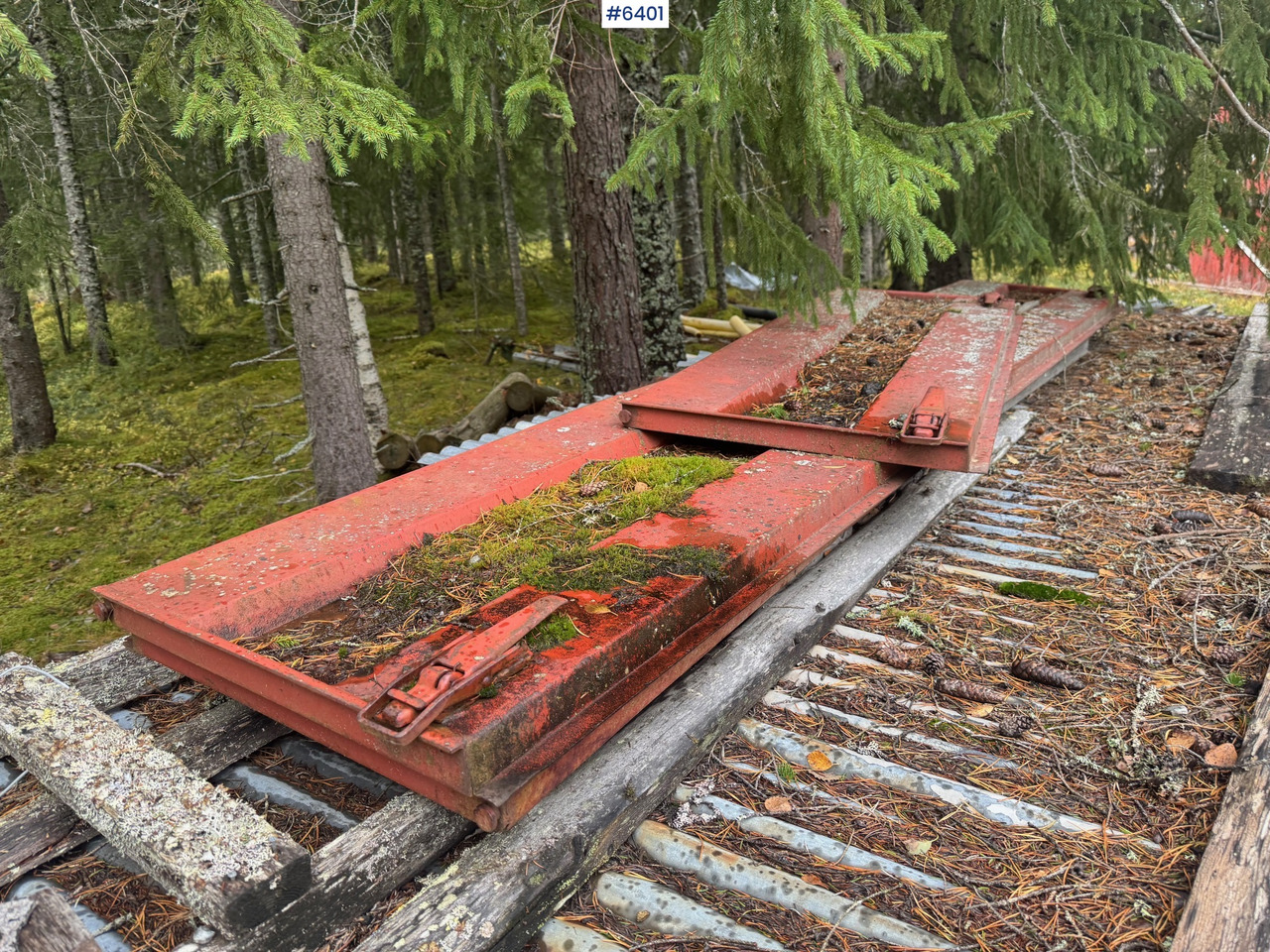Remorcă agricolă Petmas tractor trailer w/ grain frames: Foto 14