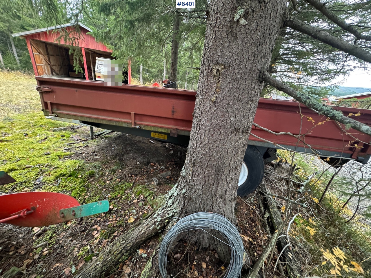 Remorcă agricolă Petmas tractor trailer w/ grain frames: Foto 12