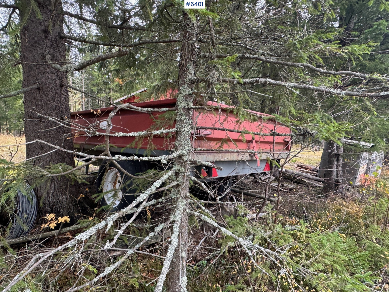 Remorcă agricolă Petmas tractor trailer w/ grain frames: Foto 11