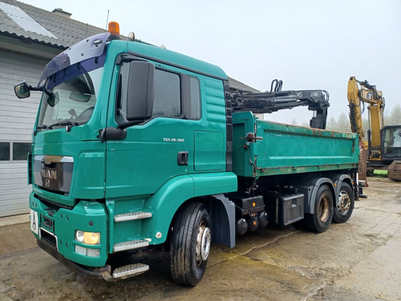 MAN TGS 26.360 - Camion basculantă, Camion cu macara: Foto 1 MAN TGS 26.360 - Camion basculantă, Camion cu macara: Foto 1