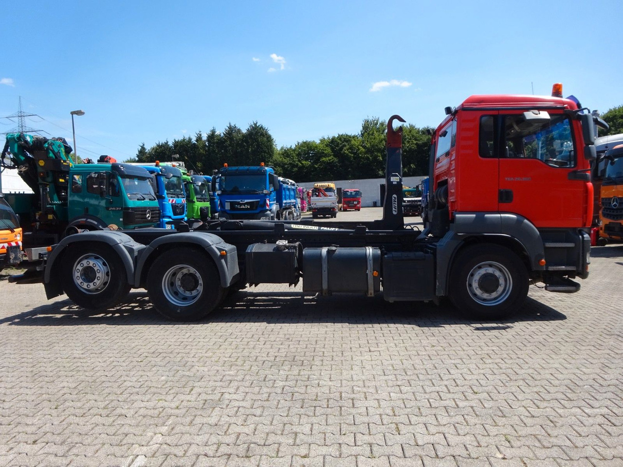 Camion cu cârlig MAN 26.360 TGA PALFINGER Abroller 6x2-4 Hydrodrive: Foto 11
