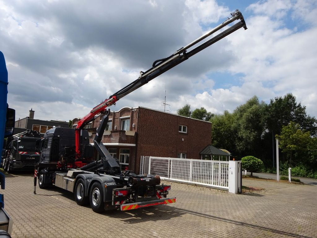 Camion cu cârlig, Camion cu macara MAN 26.500 Abroller + Fassi F125A Kran  6x2-4 Allrad MAN 26.500 Abroller + Fassi F125A Kran  6x2-4 Allrad: Foto 8