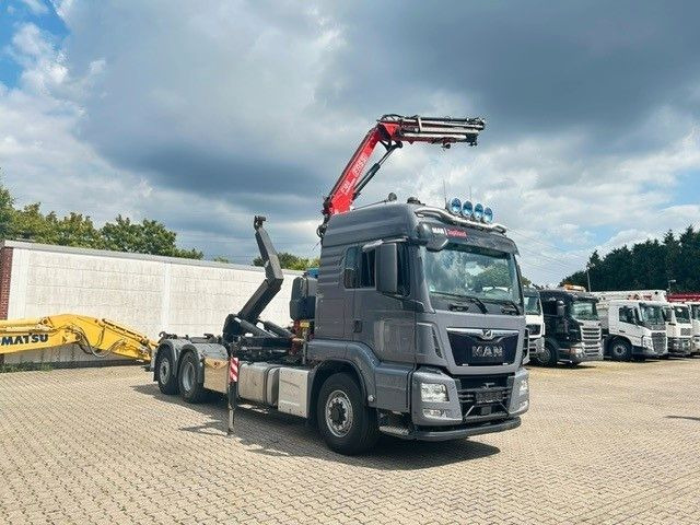 Camion cu cârlig, Camion cu macara MAN 26.500 Abroller + Fassi F125A Kran  6x2-4 Allrad MAN 26.500 Abroller + Fassi F125A Kran  6x2-4 Allrad: Foto 11