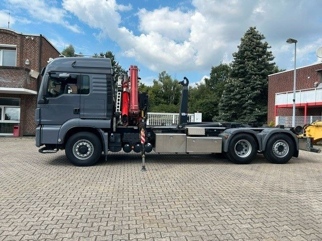 Camion cu cârlig, Camion cu macara MAN 26.500 Abroller + Fassi F125A Kran  6x2-4 Allrad MAN 26.500 Abroller + Fassi F125A Kran  6x2-4 Allrad: Foto 13
